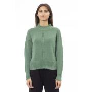 Groene coltrui met zijsplitten Alpha Studio , Green , Dames