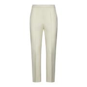 Nepeta Witte Wollen Broek Max Mara , White , Dames