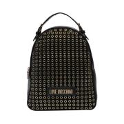 Elegante Zwarte Rugzak Moschino , Black , Dames