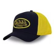 Zwart/Geel Trucker Cap VON Dutch , Multicolor , Heren