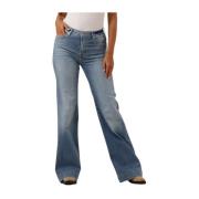 Moderne Dojo Wijde Jeans 7 For All Mankind , Blue , Dames