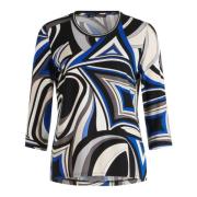 Bloemenprint Basic Shirt Betty Barclay , Multicolor , Dames