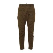 Groene Broek met Cargo Zak Dsquared2 , Green , Heren