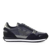 Lage Sneakers Emporio Armani , Black , Dames