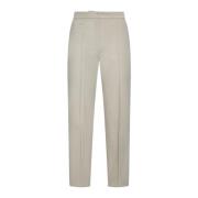 Zemira Ecru Broek Max Mara , Beige , Dames