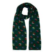 Haan Motief Lichtgroene Sjaal Gallo , Multicolor , Unisex