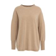 Beige Cashmere Sweater Aw24 MVM , Beige , Dames