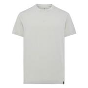 T-shirt van stretch Supima-katoen Boggi Milano , Gray , Heren