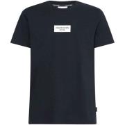 Korte Mouw T-Shirt Calvin Klein , Black , Heren