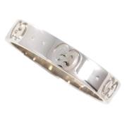 Pre-owned White Gold rings Gucci Vintage , Gray , Dames