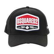 Stijlvolle Baseball Cap voor Mannen Dsquared2 , Black , Heren