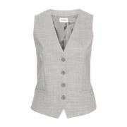 Grijze Wollen Vest P.a.r.o.s.h. , Gray , Dames