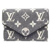 Pre-owned Denim wallets Louis Vuitton Vintage , Black , Dames