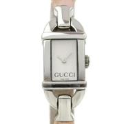 Pre-owned Stainless Steel watches Gucci Vintage , White , Dames