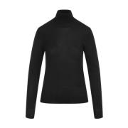 Turtleneck Trui Saint Laurent , Black , Dames