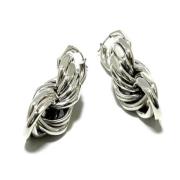 Pre-owned Silver earrings Bottega Veneta Vintage , Gray , Dames