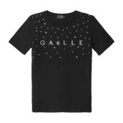 Korte Mouw T-shirt Gaëlle Paris , Black , Dames