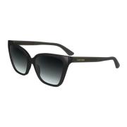 Zwart/Donkergrijs Geshade Zonnebril Calvin Klein , Black , Dames