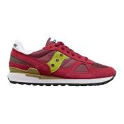 Lage Sneakers Saucony , Red , Heren