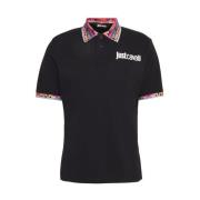 Polo Korte Mouw Just Cavalli , Black , Heren