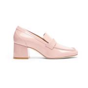 Moderne Loafer met Architectonische Hak Stuart Weitzman , Pink , Dames