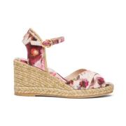 Elegante Crossover Espadrille met Jute Zool Stuart Weitzman , Multicol...