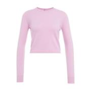 Luxe Rose Cashmere Sweater MVM , Pink , Dames