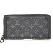 Pre-owned Fabric wallets Louis Vuitton Vintage , Gray , Dames