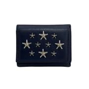 Pre-owned Leather wallets Jimmy Choo Pre-owned , Blue , Dames