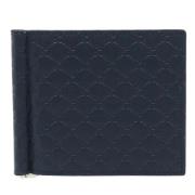 Pre-owned Leather wallets Gucci Vintage , Blue , Dames