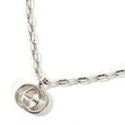 Pre-owned Silver necklaces Gucci Vintage , Gray , Dames