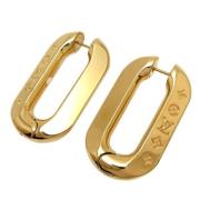 Pre-owned Metal earrings Louis Vuitton Vintage , Yellow , Dames