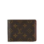 Pre-owned Canvas wallets Louis Vuitton Vintage , Brown , Dames