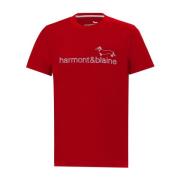 Korte Mouw T-shirt Harmont & Blaine , Red , Heren