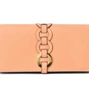 Pre-owned Leather wallets Chloé Pre-owned , Beige , Dames