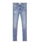 Slim-fit Denim Jeans Calvin Klein Jeans , Blue , Heren