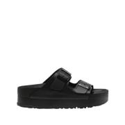 Zwarte Platform Sandalen Papillio Samenwerking Birkenstock , Black , D...