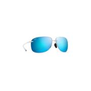 Transparante Frame Zonnebril Maui Jim , White , Heren