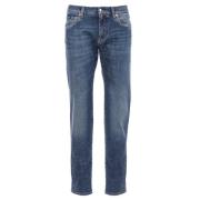 Stijlvolle Denim Jeans Dolce & Gabbana , Blue , Heren