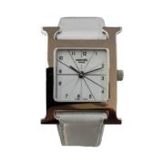 Pre-owned Stainless Steel watches Hermès Vintage , Gray , Dames