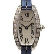 Pre-owned Stainless Steel watches Cartier Vintage , Gray , Dames