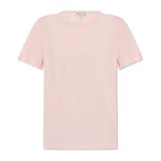 T-shirt met logo Munthe , Pink , Dames