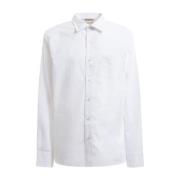 Lange Mouw Shirt Guess , White , Heren