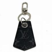 Pre-owned Leather key-holders Louis Vuitton Vintage , Black , Dames