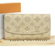 Pre-owned Canvas wallets Louis Vuitton Vintage , Beige , Dames