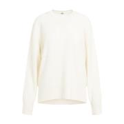 Cashmere Crewneck Sweater TotêMe , Beige , Dames