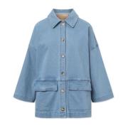 Gewassen Denim Licht Indigo Rue De Tokyo , Blue , Dames