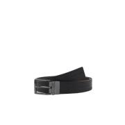 Stijlvolle Riem voor Mannen Emporio Armani , Black , Heren