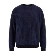 Crew Neck Sweater Guess , Blue , Heren