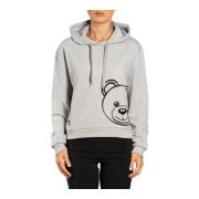 Hoodie Moschino , Gray , Dames